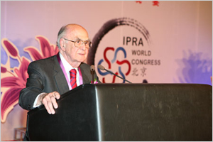 Harold Burson's speech at the 18th IPRA World Congress in Beijing
